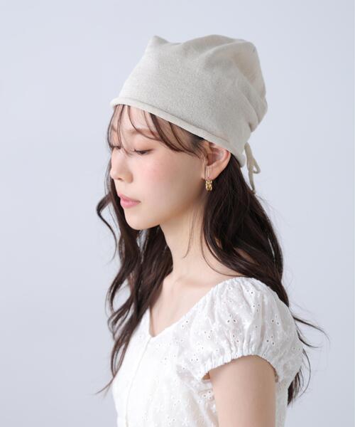 FREE'S MART（フリーズマート）の「ロールリボンワッチ（ニットキャップ/ビーニー・レディース・ベージュ/ブラック/グレー・ﾌﾘ-）」の15枚目の写真