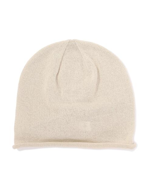 FREE'S MART（フリーズマート）の「ロールリボンワッチ（ニットキャップ/ビーニー・レディース・ベージュ/ブラック/グレー・ﾌﾘ-）」の17枚目の写真