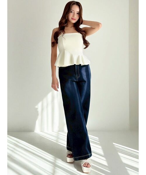 RESEXXY(リゼクシー)の「ペプラムキャミトップス(キャミソール・レディース・ピンク/ホワイト/ブラック・FREE)」の19枚目の写真