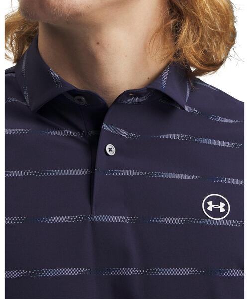 UNDER ARMOUR(アンダーアーマー)の「UAドライブチル プリント ポロ(ゴルフ/メンズ)(ポロシャツ・メンズ・ネイビー・M/XL/L/2XL/S/3XL)」の3枚目の写真