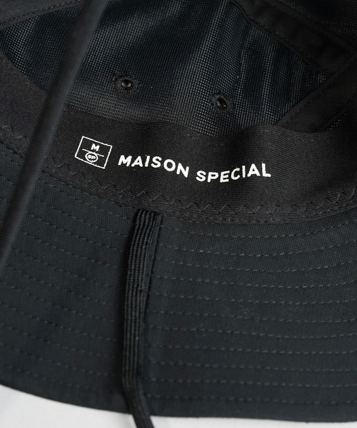MAISON SPECIAL(メゾンスペシャル)の「《UNISEX》Sunlight Block JET HAT/サンライトブロックジェットハット【MAISON SPECIAL/メゾンスペシャル】(ハット・メンズ・ブラック・FREE)」の7枚目の写真