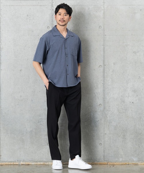 BTZ TOKYO(ビーティーゼットトウキョウ)の「【COOL&DRYシャツ】接触冷感+吸汗速乾機能付き(シャツ/ブラウス・メンズ・グレー/チャコールグレー/ブルー・L/LL/M)」の5枚目の写真