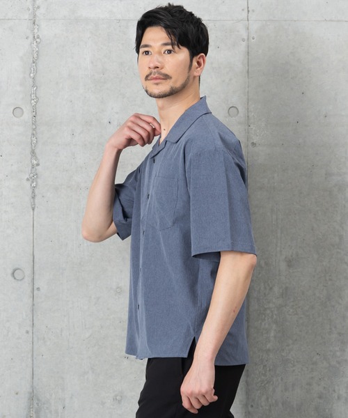 BTZ TOKYO(ビーティーゼットトウキョウ)の「【COOL&DRYシャツ】接触冷感+吸汗速乾機能付き(シャツ/ブラウス・メンズ・グレー/チャコールグレー/ブルー・L/LL/M)」の9枚目の写真