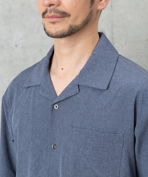 BTZ TOKYO(ビーティーゼットトウキョウ)の「【COOL&DRYシャツ】接触冷感+吸汗速乾機能付き(シャツ/ブラウス・メンズ・グレー/チャコールグレー/ブルー・L/LL/M)」の12枚目の写真