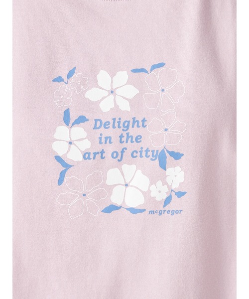 McGREGOR（マックレガー）の「コンパクト天竺Ｔシャツ（Tシャツ/カットソー・レディース・ネイビー/アイボリー/ピンク・L/M）」の11枚目の写真