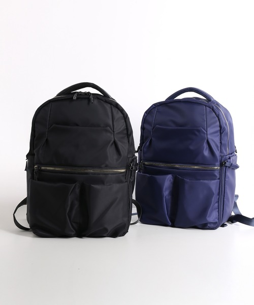sankyo shokai（サンキョウショウカイ）の「マザーズリュック ショルダーポーチ付き キャリーオン ベビーカー対応（バックパック/リュック・レディース・ブラック/ネイビー/ベージュ/ピンク・FREE）」の15枚目の写真