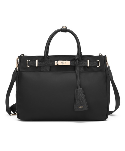 PADMA（パドマ）の「【PADMA】ナイロン中サイズ レザーコンビ 2WAYショルダーバッグ（ビジネスバッグ・レディース・ブラック×シルバー/ベージュ系その他/ブラック×ゴールド/グレー・FREE）」の6枚目の写真