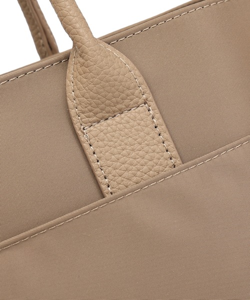 PADMA（パドマ）の「【PADMA】ナイロン中サイズ レザーコンビ 2WAYショルダーバッグ（ビジネスバッグ・レディース・ブラック×シルバー/ベージュ系その他/ブラック×ゴールド/グレー・FREE）」の19枚目の写真