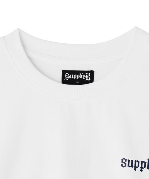 SUPPLIER(サプライヤー)の「SUPPLIER/サプライヤー/Royal Cross RhineStone Tee(Tシャツ/カットソー・メンズ・グレー/ブラック・XL/L/M)」の6枚目の写真