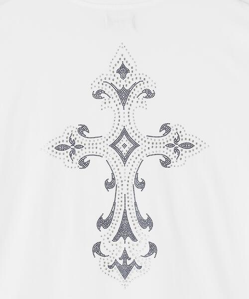 SUPPLIER(サプライヤー)の「SUPPLIER/サプライヤー/Royal Cross RhineStone Tee(Tシャツ/カットソー・メンズ・グレー/ブラック・XL/L/M)」の10枚目の写真