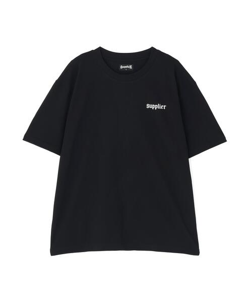 SUPPLIER(サプライヤー)の「SUPPLIER/サプライヤー/Royal Cross RhineStone Tee(Tシャツ/カットソー・メンズ・グレー/ブラック・XL/L/M)」の3枚目の写真