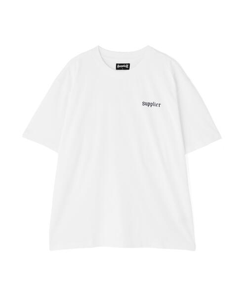 SUPPLIER(サプライヤー)の「SUPPLIER/サプライヤー/Royal Cross RhineStone Tee(Tシャツ/カットソー・メンズ・グレー/ブラック・XL/L/M)」の5枚目の写真