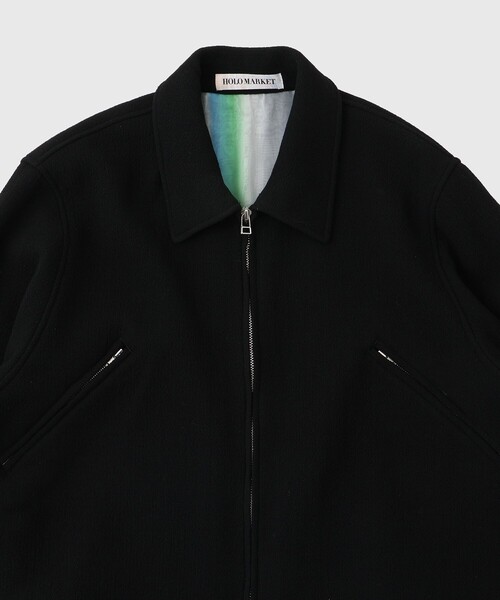 ADAM ET ROPE'（アダムエロペ）の「【HOLO MARKET/ホロマーケット】FUKIDASHI Jacket（ブルゾン・メンズ・ブラック・2）」の14枚目の写真