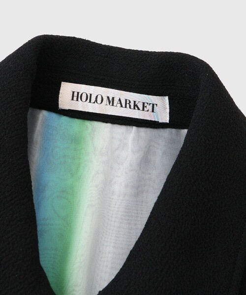 ADAM ET ROPE'（アダムエロペ）の「【HOLO MARKET/ホロマーケット】FUKIDASHI Jacket（ブルゾン・メンズ・ブラック・2）」の6枚目の写真