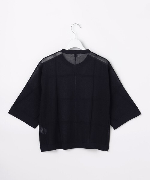 J.PRESS（ジェイプレス）の「SHEER LIGHT KNIT ブルゾン（ブルゾン・レディース・ネイビー系3/ブラック系/ベージュ系/ホワイト系・T13/T15）」の18枚目の写真