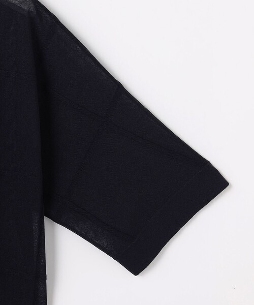 J.PRESS（ジェイプレス）の「SHEER LIGHT KNIT ブルゾン（ブルゾン・レディース・ネイビー系3/ブラック系/ベージュ系/ホワイト系・T13/T15）」の20枚目の写真