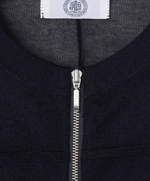 J.PRESS（ジェイプレス）の「SHEER LIGHT KNIT ブルゾン（ブルゾン・レディース・ネイビー系3/ブラック系/ベージュ系/ホワイト系・T13/T15）」の22枚目の写真
