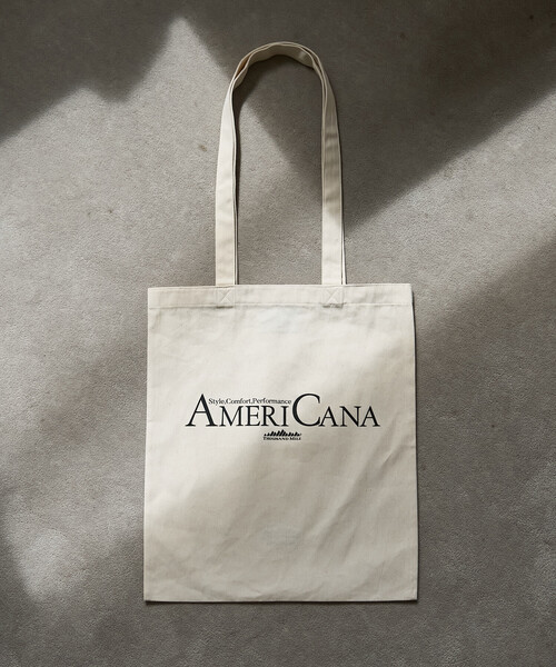 FREAK'S STORE(フリークスストア)の「Americana × THOUSAND MILE × FREAK'S STORE/アメリカーナ × サウザンドマイル 別注 天竺Tシャツ/吸汗 速乾 抗菌防臭効果あり(Tシャツ/カットソー・レディース・チャコール/オフホワイト/グレー・フリ-)」の4枚目の写真