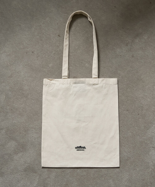 FREAK'S STORE(フリークスストア)の「Americana × THOUSAND MILE × FREAK'S STORE/アメリカーナ × サウザンドマイル 別注 天竺Tシャツ/吸汗 速乾 抗菌防臭効果あり(Tシャツ/カットソー・レディース・チャコール/オフホワイト/グレー・フリ-)」の5枚目の写真