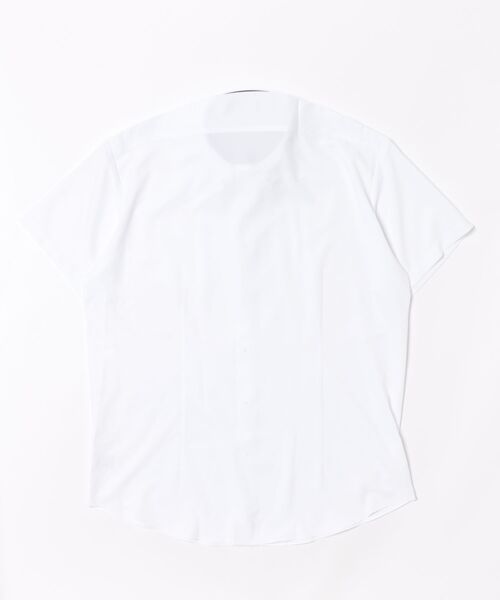 TOKYO SHIRTS(トウキョウシャツ)の「【吸水速乾】【COFREX】形態安定ノンアイロン ボタンダウン 半袖ビジネスワイシャツ (大きいサイズ)(ビジネスシャツ・メンズ・ホワイト・首回り45cm/首回り47cm)」の7枚目の写真