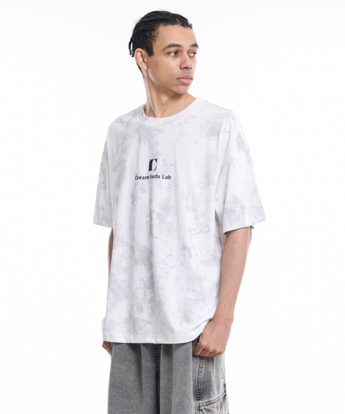 CREAM SODA LAB(クリームソーダラボ)の「デプス C クラブロゴウォッシング半袖Tシャツアイボリー(Tシャツ/カットソー・メンズ・その他・LARGE/X-LARGE)」の1枚目の写真