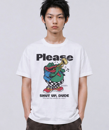 LB Shut Up Frog Washed Tee (Ivory)