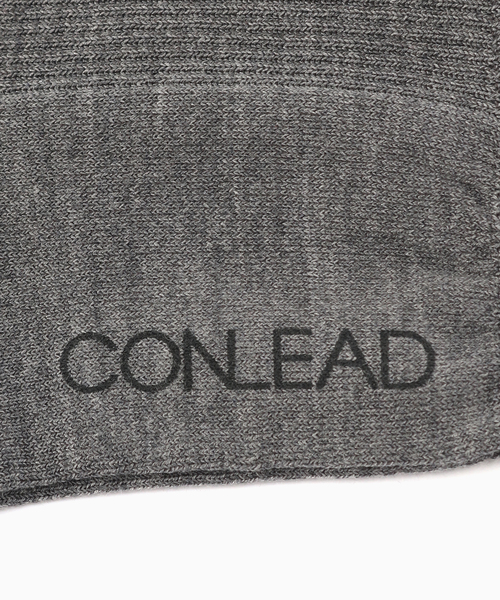 EDIFICE(エディフィス)の「CONLEAD(コンリード) Silk Rib Long Open Toe(ソックス/靴下・メンズ・バイオレット/チャコールグレー/ライトグレー/ベージュ・FREE)」の5枚目の写真