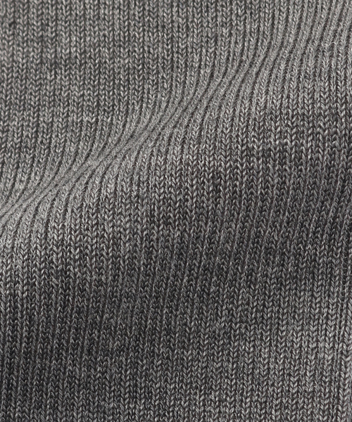 EDIFICE(エディフィス)の「CONLEAD(コンリード) Silk Rib Long Open Toe(ソックス/靴下・メンズ・バイオレット/チャコールグレー/ライトグレー/ベージュ・FREE)」の6枚目の写真