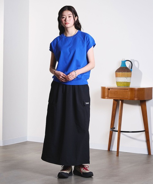 THOUSAND MILE(サウザンドマイル)の「(GENE HEAVENS x THOUSAND MILE/)CARGO POCKET MAXI SKIRT(スカート・レディース・ブラウン/イエロー/ブラック/オリーブ・ONE SIZE)」の20枚目の写真