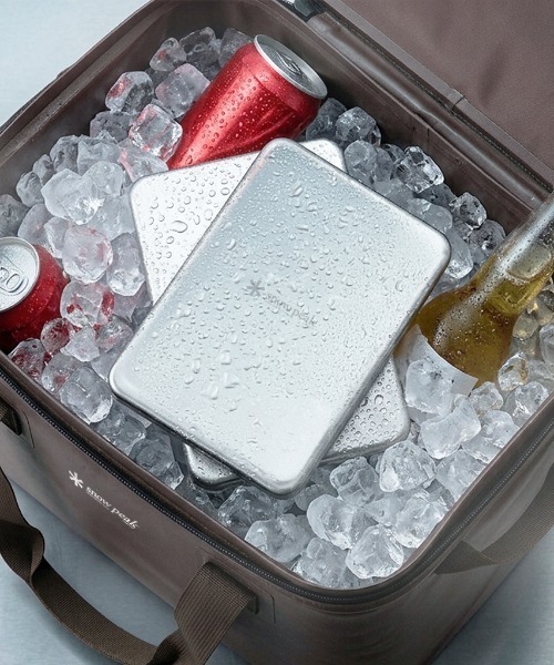 Stainless Cooling Pack Set 保冷剤2ピースセット（アウトドアグッズ