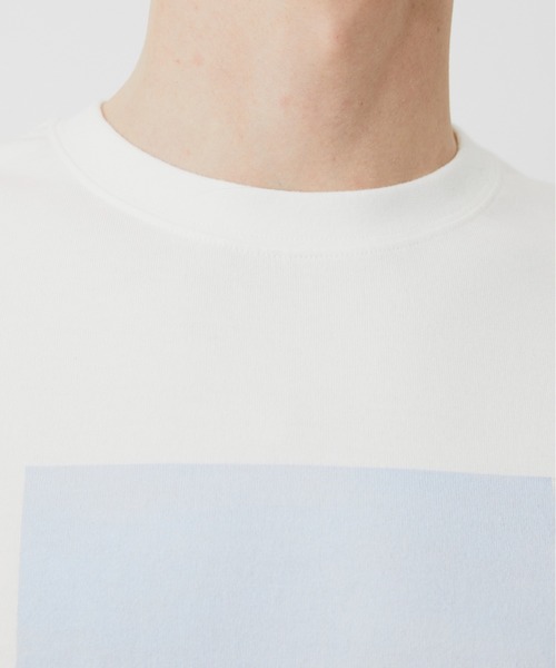 PUBLIC TOKYO（パブリックトウキョウ）の「FOGGY　TEE /夏服/クラフィックT/プリントT/アートT/洗濯可/コットン100%（Tシャツ/カットソー・メンズ・ブラック/ホワイト・1/2）」の8枚目の写真
