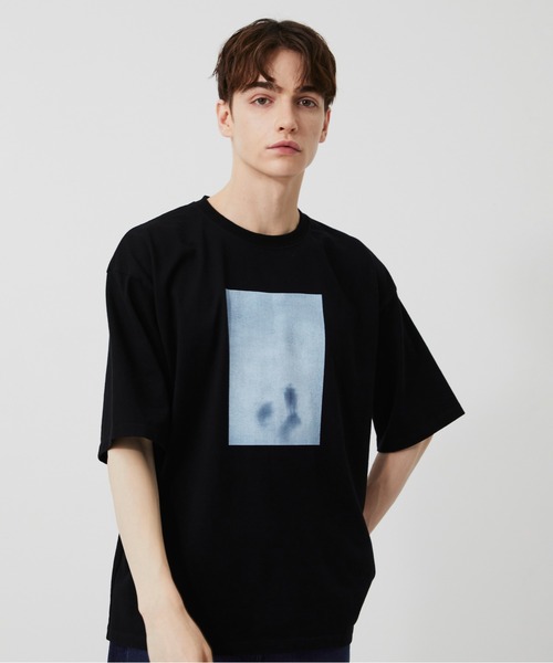 PUBLIC TOKYO（パブリックトウキョウ）の「FOGGY　TEE /夏服/クラフィックT/プリントT/アートT/洗濯可/コットン100%（Tシャツ/カットソー・メンズ・ブラック/ホワイト・1/2）」の15枚目の写真