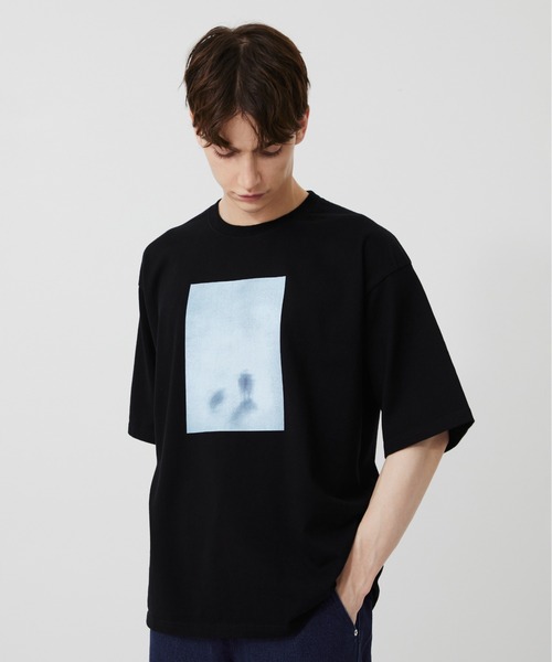 PUBLIC TOKYO（パブリックトウキョウ）の「FOGGY　TEE /夏服/クラフィックT/プリントT/アートT/洗濯可/コットン100%（Tシャツ/カットソー・メンズ・ブラック/ホワイト・1/2）」の16枚目の写真
