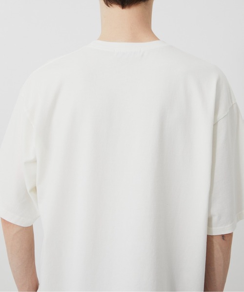 PUBLIC TOKYO（パブリックトウキョウ）の「FOGGY　TEE /夏服/クラフィックT/プリントT/アートT/洗濯可/コットン100%（Tシャツ/カットソー・メンズ・ブラック/ホワイト・1/2）」の9枚目の写真