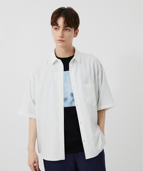 PUBLIC TOKYO（パブリックトウキョウ）の「FOGGY　TEE /夏服/クラフィックT/プリントT/アートT/洗濯可/コットン100%（Tシャツ/カットソー・メンズ・ブラック/ホワイト・1/2）」の17枚目の写真