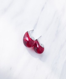 アクリルメタルドロップピアス