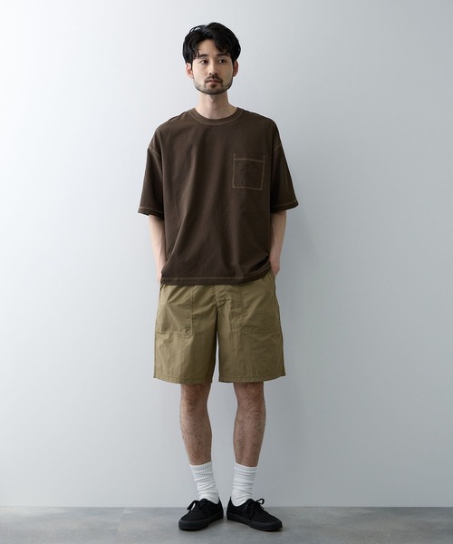 URBAN COLLECTION(アーバンコレクション)の「URBAN COLECTION メッシュ配色オーバーサイズクルーTシャツ(Tシャツ/カットソー・メンズ・グレー/ブラック/ブラウン・S/M/L/XL)」の14枚目の写真