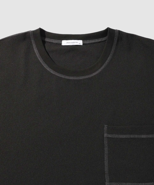 URBAN COLLECTION(アーバンコレクション)の「URBAN COLECTION メッシュ配色オーバーサイズクルーTシャツ(Tシャツ/カットソー・メンズ・グレー/ブラック/ブラウン・S/M/L/XL)」の19枚目の写真