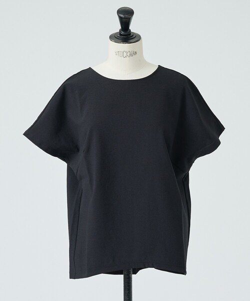 DESIGNWORKS（デザインワークス）の「【一部店舗限定】【セットアップ対応】リネン調後ろボタンブラウス（シャツ/ブラウス・レディース・ブラック/ライトグレー・フリー）」の11枚目の写真