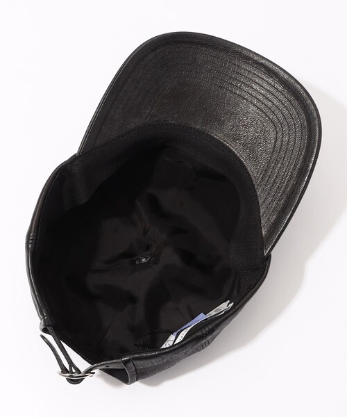 KIJIMA TAKAYUKI(キジマ タカユキ)の「KIJIMA TAKAYUKI DEERSKIN 6PANEL ディアレザーキャップ(キャップ・レディース・ブラック・FREE)」の7枚目の写真