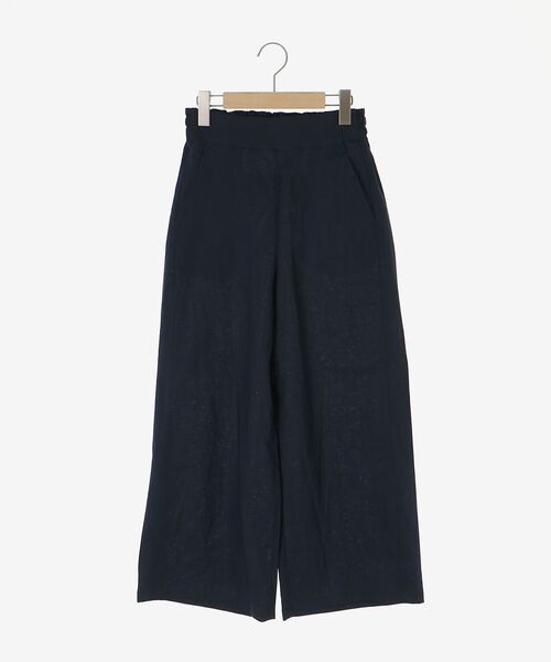 le.coeur blanc(ルクールブラン)の「麻ワイドクロップドパンツ(その他パンツ・レディース・ブラウン/レッド/ネイビー/ベージュ・36/38)」の11枚目の写真