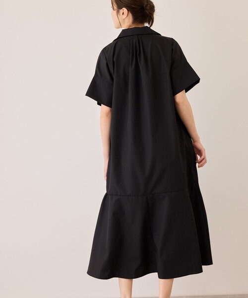 Jayro(ジャイロ)の「シャツティアードワンピース(シャツワンピース・レディース・レッド/ブラック/ブルー・38)」の10枚目の写真