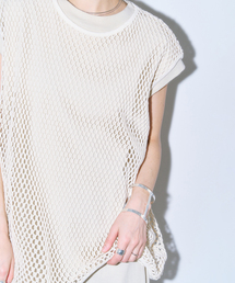 セール】【MARGE/マージ】Floral lace cropped ビスチェ（ベスト