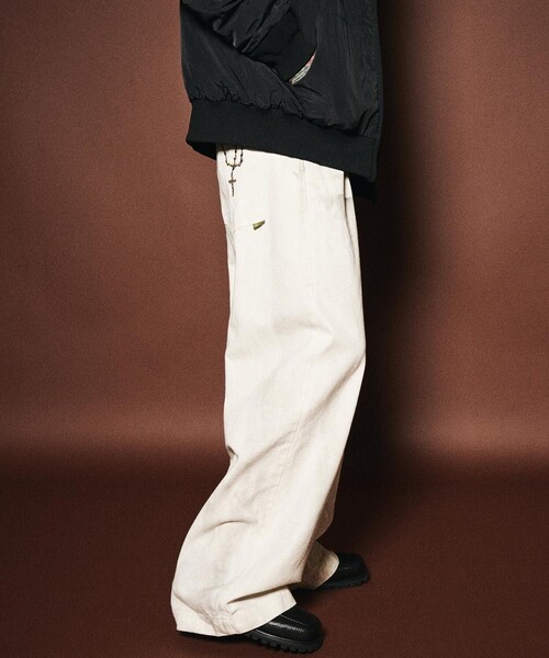 Subciety(サブサエティ)の「Faded madonna denim pants(デニムパンツ・メンズ・ホワイト/ブラック・X-SMALL/SMALL/MEDIUM/LARGE/X-LARGE)」の14枚目の写真