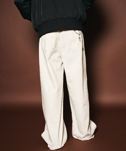 Subciety(サブサエティ)の「Faded madonna denim pants(デニムパンツ・メンズ・ホワイト/ブラック・X-SMALL/SMALL/MEDIUM/LARGE/X-LARGE)」の15枚目の写真