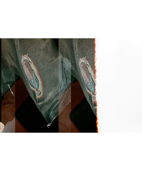Subciety(サブサエティ)の「Faded madonna denim pants(デニムパンツ・メンズ・ホワイト/ブラック・X-SMALL/SMALL/MEDIUM/LARGE/X-LARGE)」の10枚目の写真