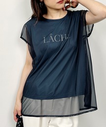 Lo-Fi | 【WEB限定】チュールレイヤードロゴプルオーバー(Tシャツ/カットソー)