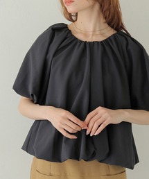 CLEIO | 【CLEIO】2WAYバルーンドレープブラウス 2WAY BALLOON DRAPE BLOUSE(Tシャツ/カットソー)
