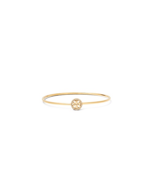 TORY BURCH(トリーバーチ)の「アイコン パヴェ ヒンジ ブレスレット(バングル/リストバンド・レディース・ゴールド・MEDIUM/SMALL)」の1枚目の写真