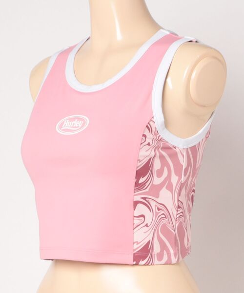 Hurley (ハーレー)の「【Hurley:ハーレー】レディーススイムウェアトップス タンクトップタイプ水着 取り外し可能パッド付 PIPING SWIMWEAR TOP(水着・レディース・ブルー/ブラック/カーキブラウン/ピンク・MEDIUM/LARGE/SMALL)」の21枚目の写真